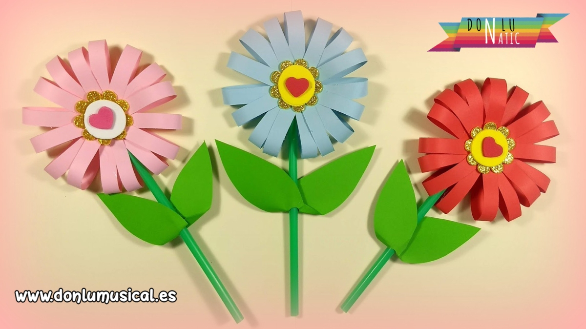 Cómo hacer flores de papel en 5 minutos